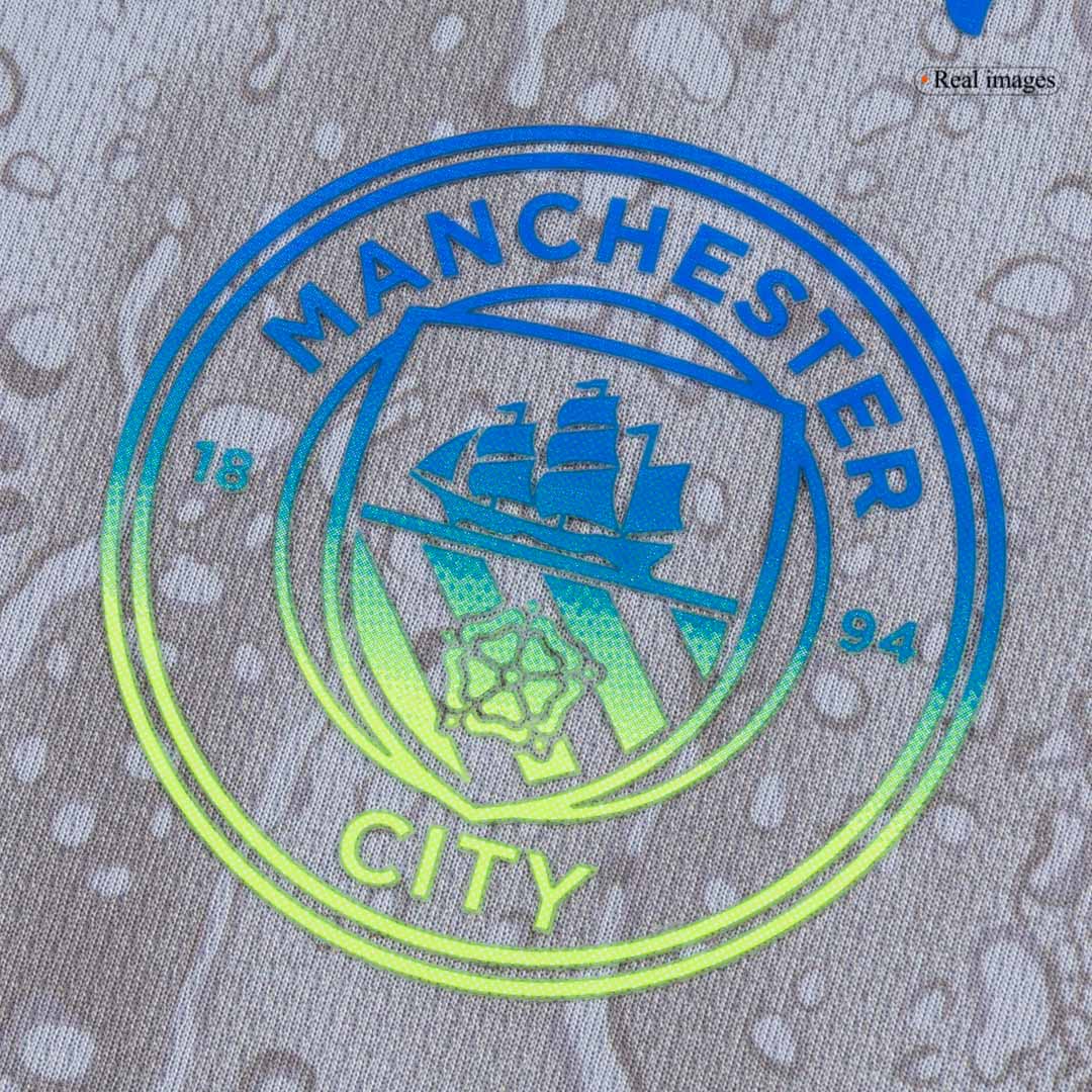 Manchester City Idegenbeli Harmadik Mez Szett (Mez+Nadrág) 2025/26 Szürke