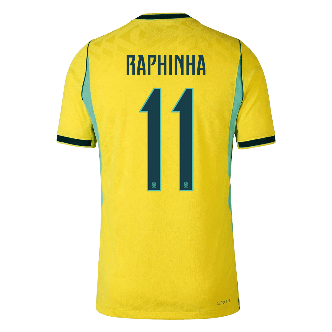 RAPHINHA #11 Brazil Játékos Verzió Hazai Mez Világbajnoki 2026 Sárga