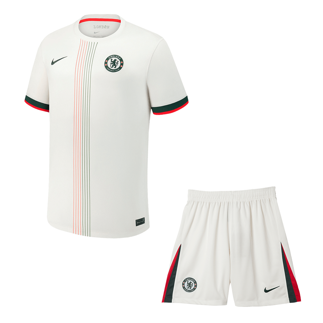 Chelsea Idegenben Mez Szett (Mez + Nadrág) 2025/26- Fehér
