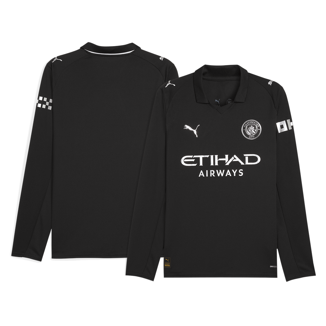Manchester City
Idegen
Hosszú Ujjú Futball Mez
2025/26
Fekete