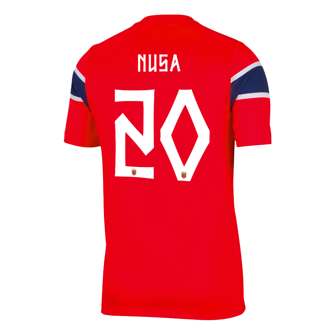 NUSA #20 Norway Hazai Világbajnoki Mez 2026 Piros
