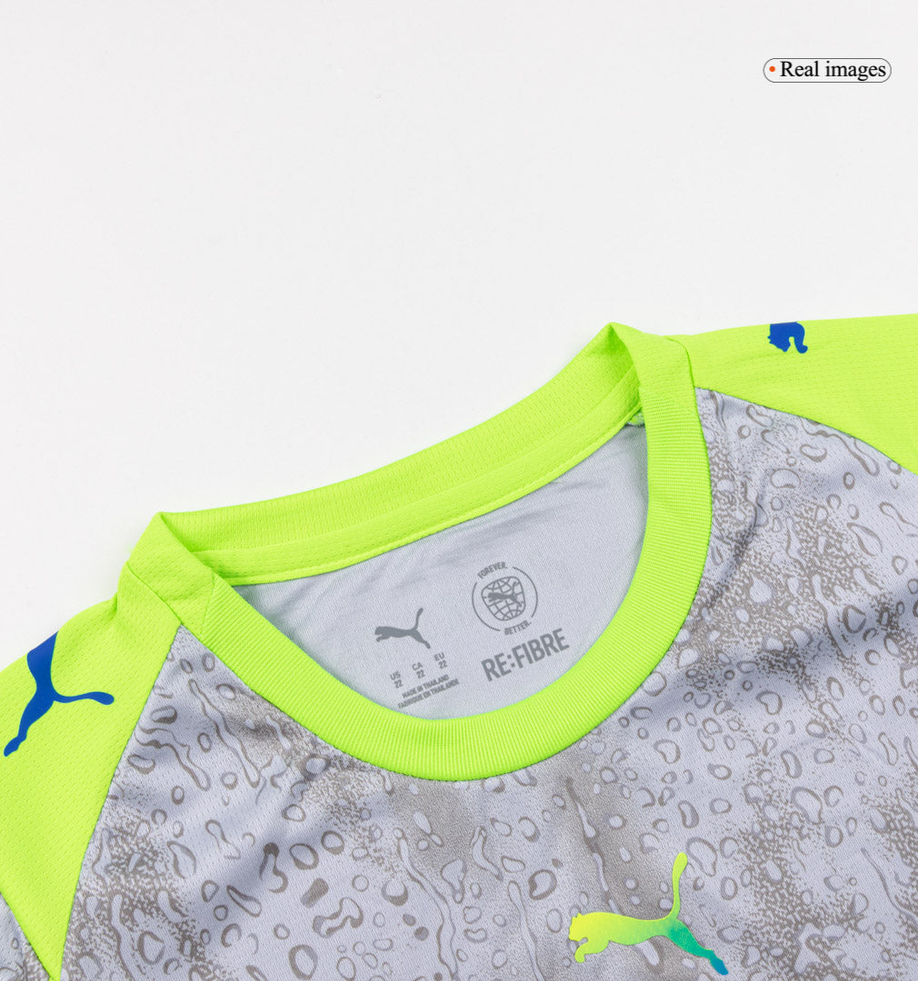 Manchester City Gyerek Harmadik Készlet(Mez+Nadrág+Zokni) 2025/26 Szürke