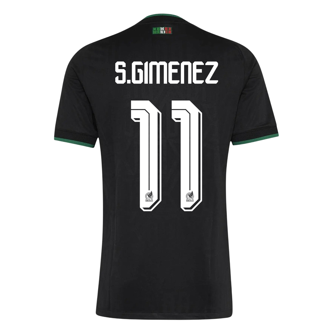 S.GIMENEZ #11 Mexico Játékos Verzió Harmadik Mez Világbajnoki 2026 Fekete