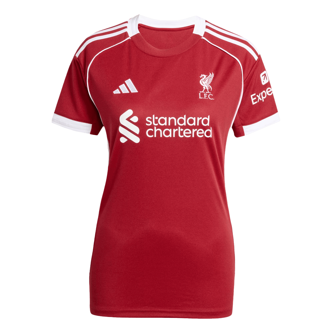 Női Liverpool Mez 2025/26 Piros