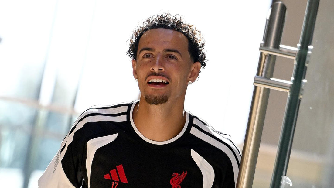 Liverpool players arriving for the first day of 2026/27 pre-season