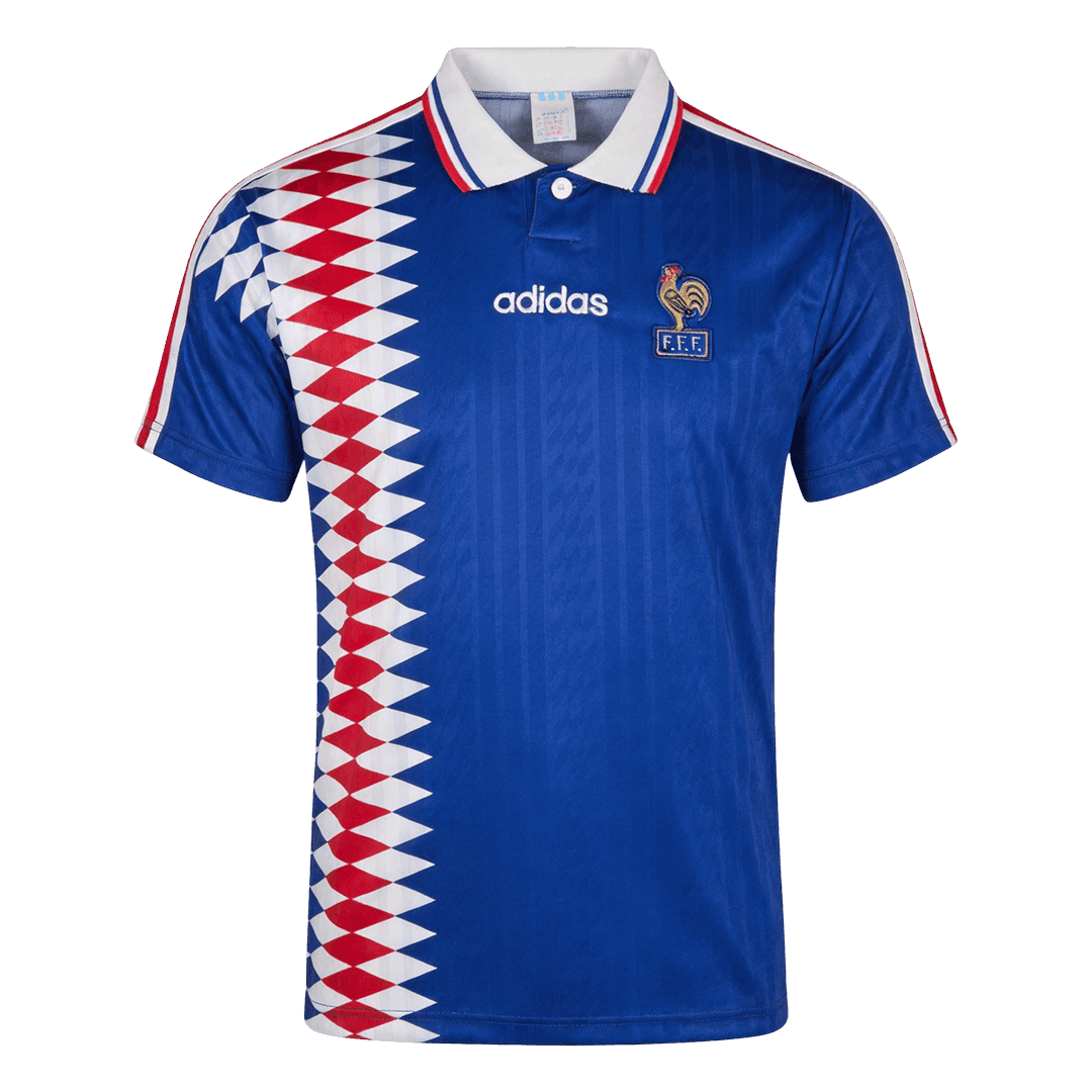 France Hazai Retro Futball Mez 1994 Kék