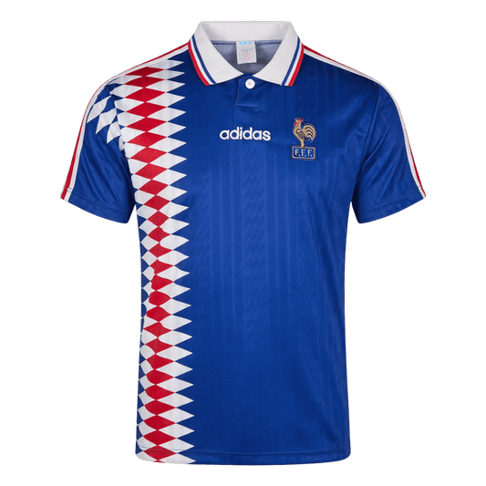 France Hazai Retro Futball Mez 1994 Kék