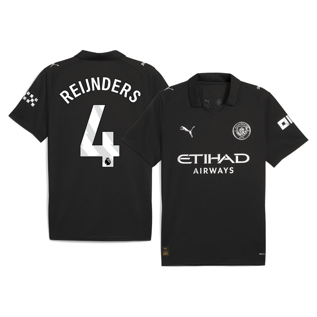 REIJNDERS #4 Manchester City Idegenbeli Mez 2025/26 Fekete