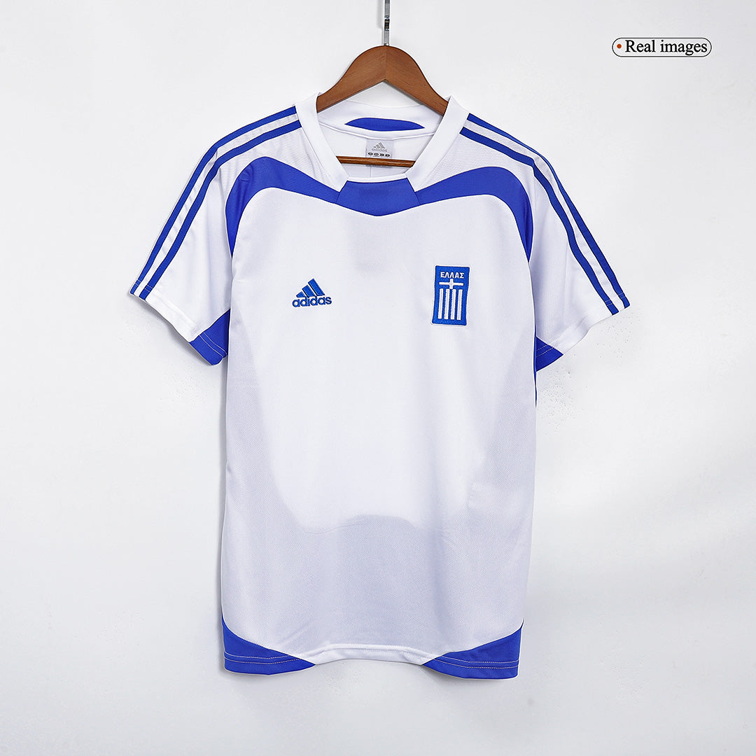 Greece Idegenbeli Retro Futball Mez 2004 Fehér