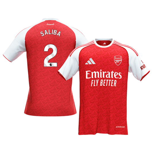SALIBA #2 Arsenal
 Otthon Futball Mez 2025/26 Piros