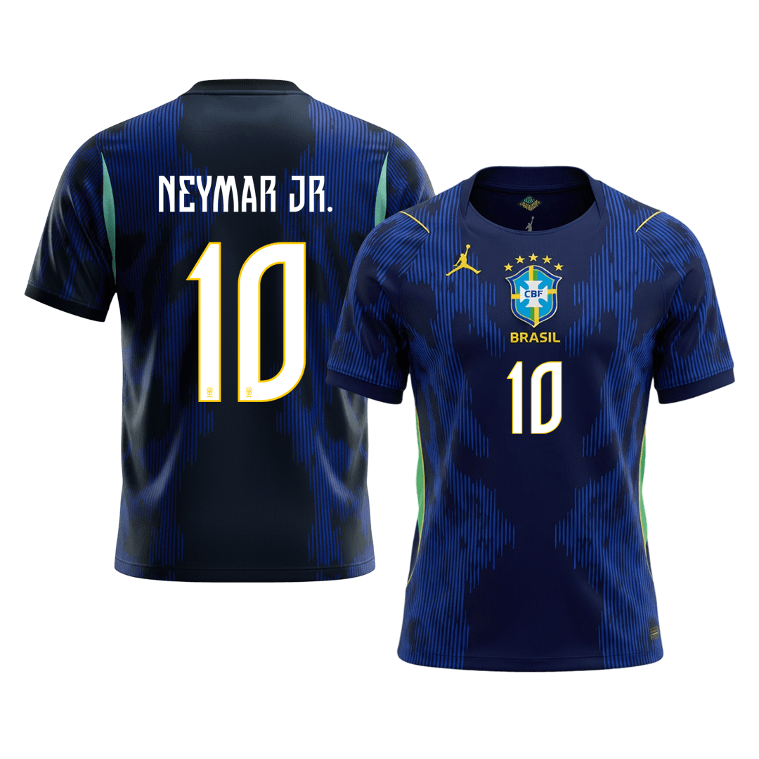 NEYMAR JR. #10 Brazil Idegenbeli Mez 2026 Sötétkék