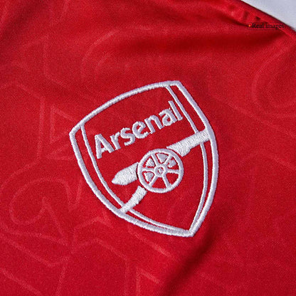 Gyerekek Arsenal Otthoni Soccer Mez Készlet(Mez+Rövidnadrág) 2025/26 Piros
