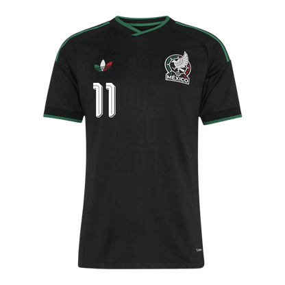 S.GIMENEZ #11 Mexico Játékos Verzió Harmadik Mez Világbajnoki 2026 Fekete