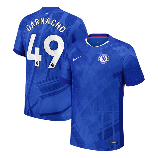 GARNACHO #49 Chelsea Játékos Otthon Mez 2025/26 Kék