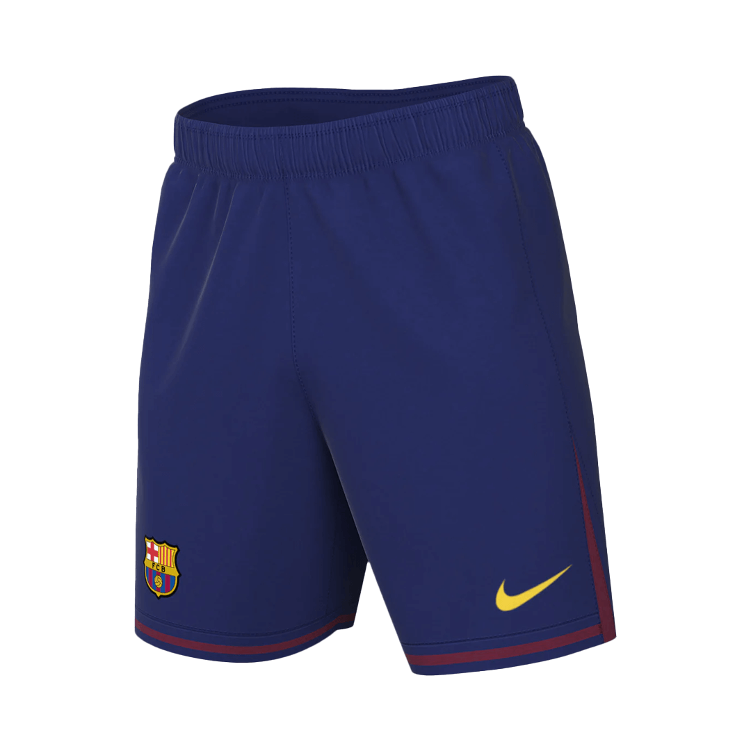 Barcelona Otthon Soccer Rövidnadrág 25/26 Haditengerészet