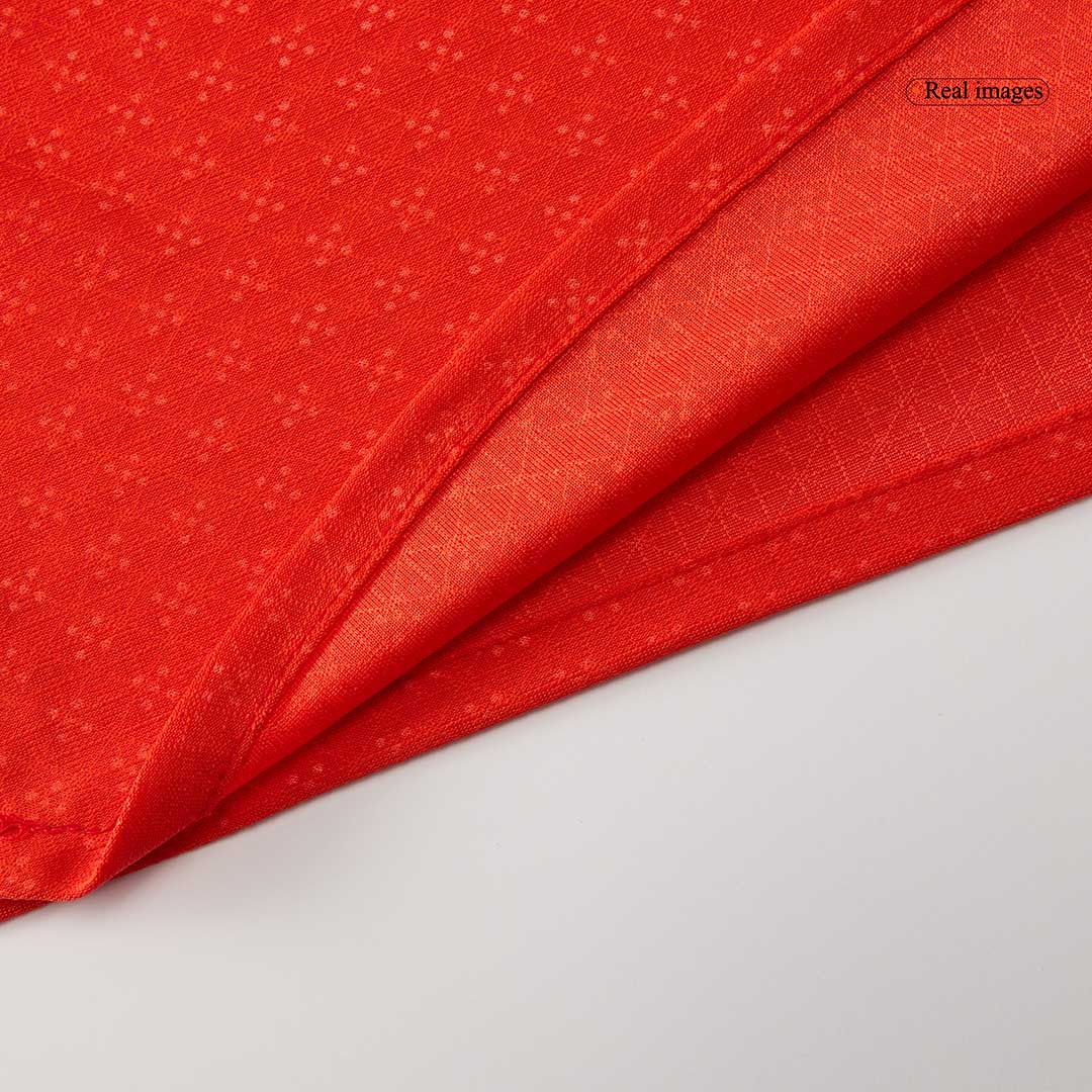 Portugal Játékos Otthon Mez 2025 Piros