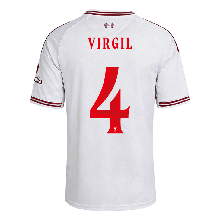 VIRGIL #4 Liverpool Idegenbeli Mez 2026/27 Fehér