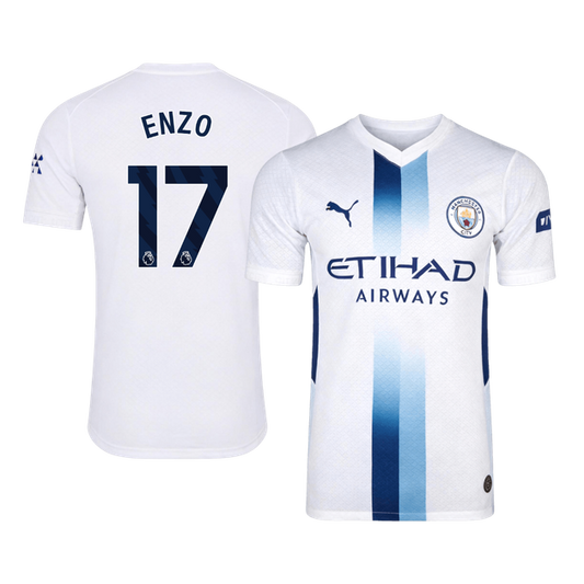 ENZO #17 Manchester City Harmadik Mez 2026/27 Fehér