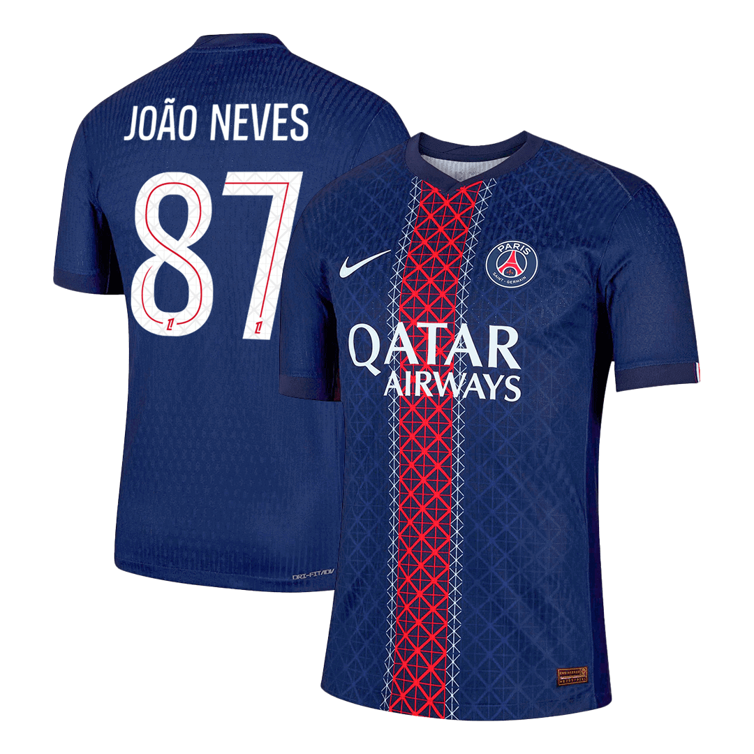 JOÃO NEVES #87 PSG Játékos Otthon Mez 2025/26
