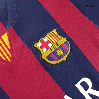Barcelona Otthon Retro Futball Mez 2014/15 Piros&Kék