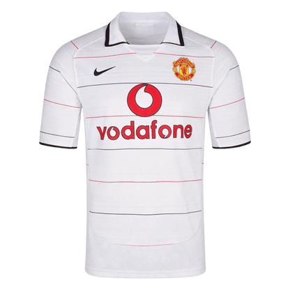 Manchester United Idegenbeli Retro Futball Mez 2004/06 Fehér