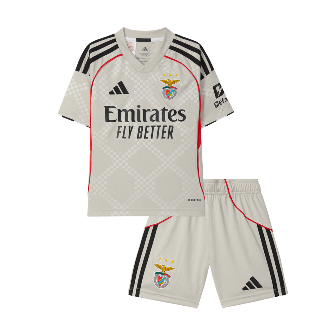 Gyerek Benfica 
 Idegenbeli 
Mez 
 
2025/26