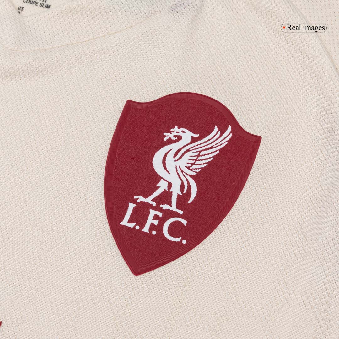 ISAK ##9 Liverpool Játékos Idegenbeli Mez 2025/26 Fehér