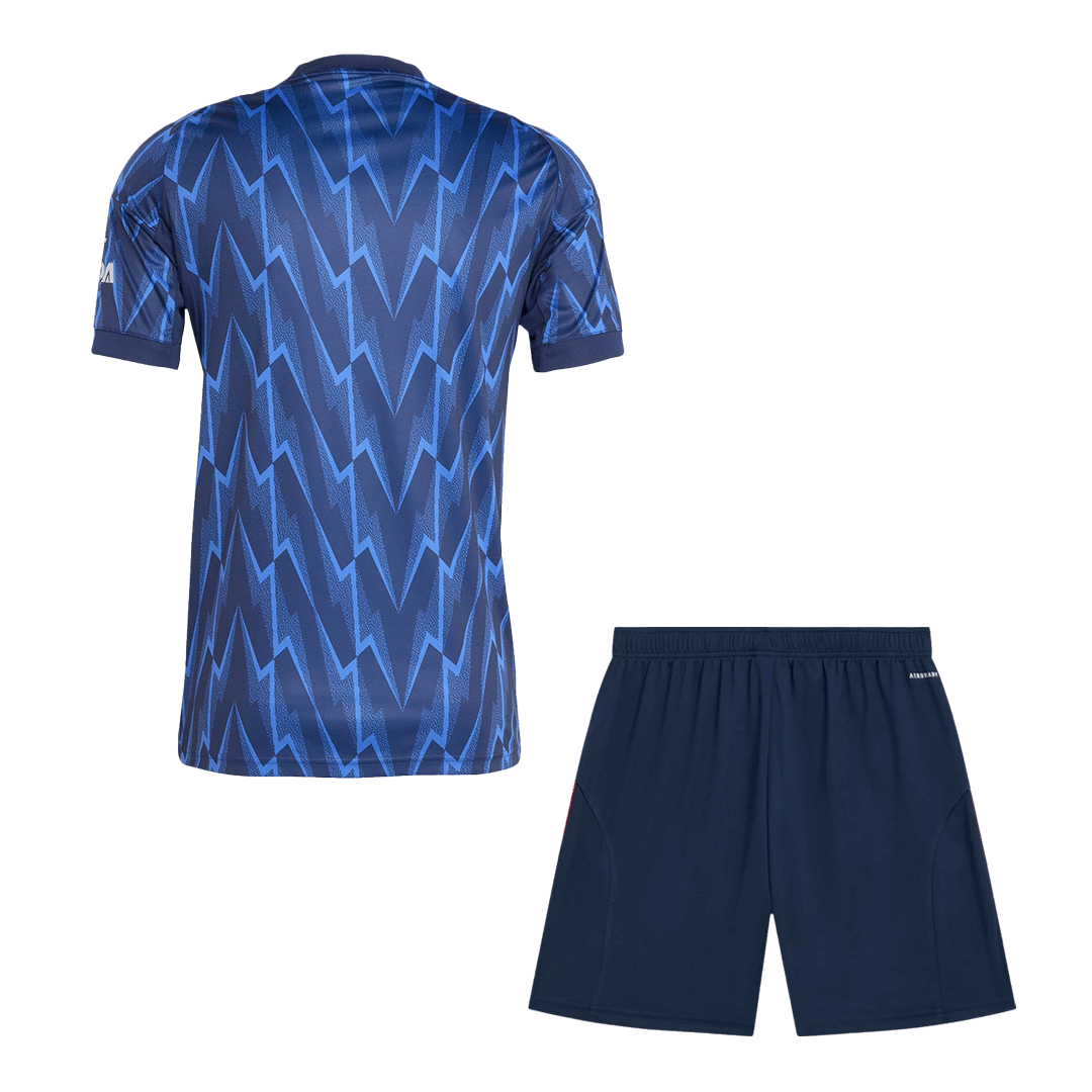 Arsenal Idegenbeli Soccer Mez Készlet(Mez+Rövidnadrág) 2025/26 Kék
