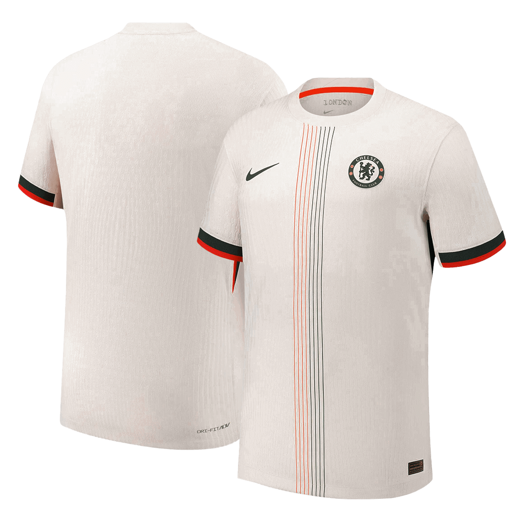 Hiteles Chelsea Idegenbeli Soccer Mez 2025/26 Fehér