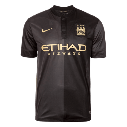 Manchester City Idegenbeli Retro Futball Mez 2013/14 Fekete
