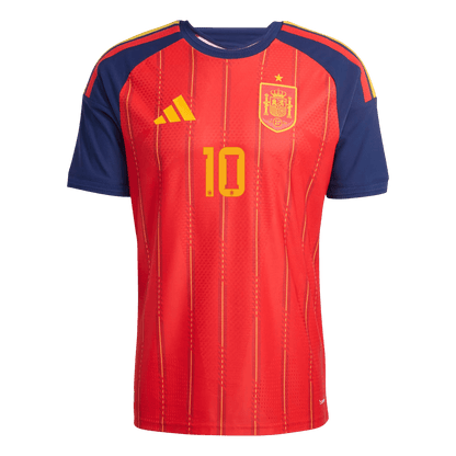 OLMO #10 Spain Játékos Verzió Hazai Mez Világbajnoki 2026 Piros