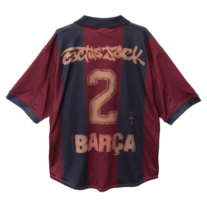 Barcelona Otthon Retro Futball Mez 2000/01 Piros&Kék