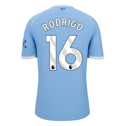 RODRIGO #16 Manchester City Otthoni Futball Mez 2025/26 Kék