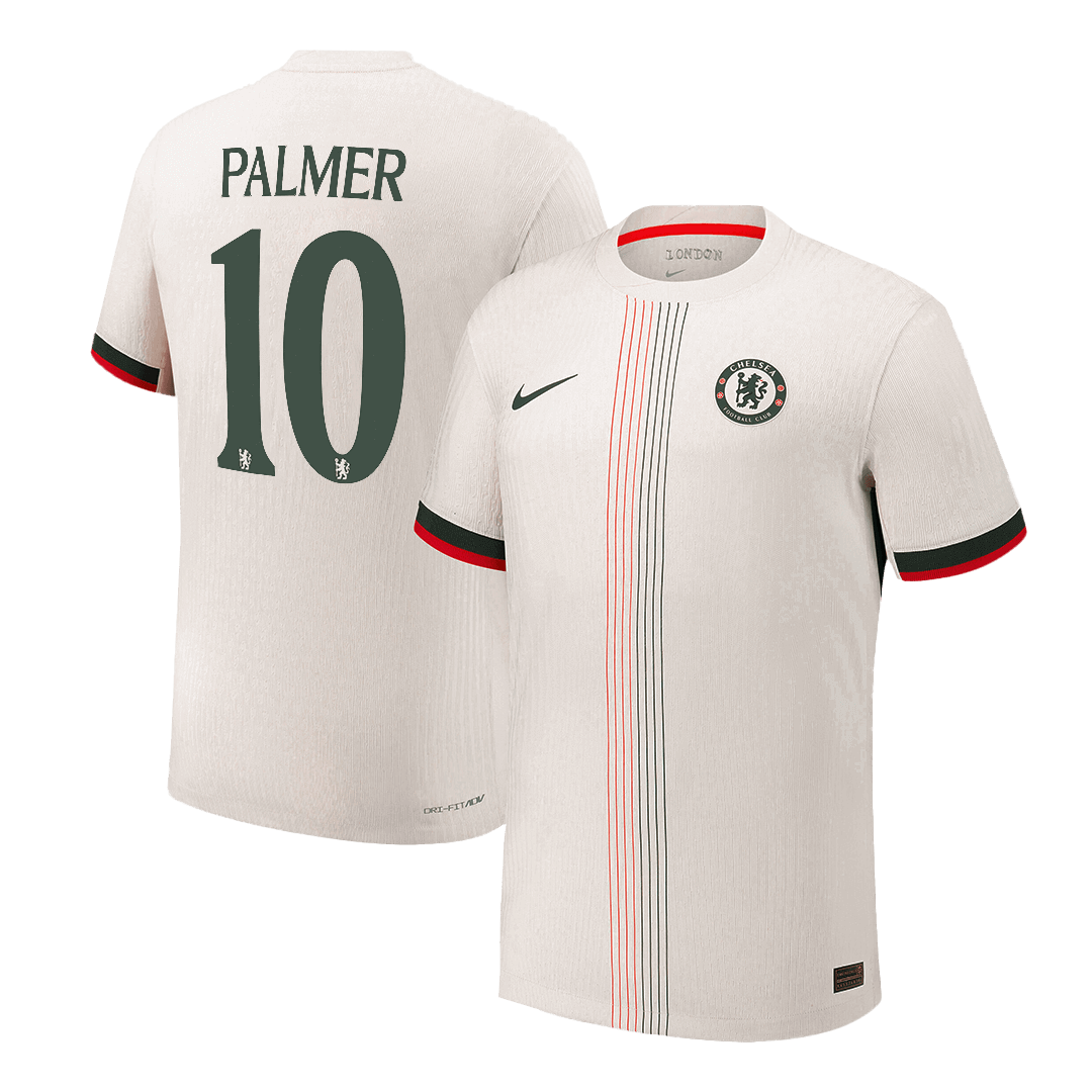 PALMER #10 Hiteles Chelsea Idegenbeli Soccer Mez 2025/26 Fehér - UCL