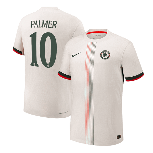 PALMER #10 Hiteles Chelsea Idegenbeli Soccer Mez 2025/26 Fehér - UCL