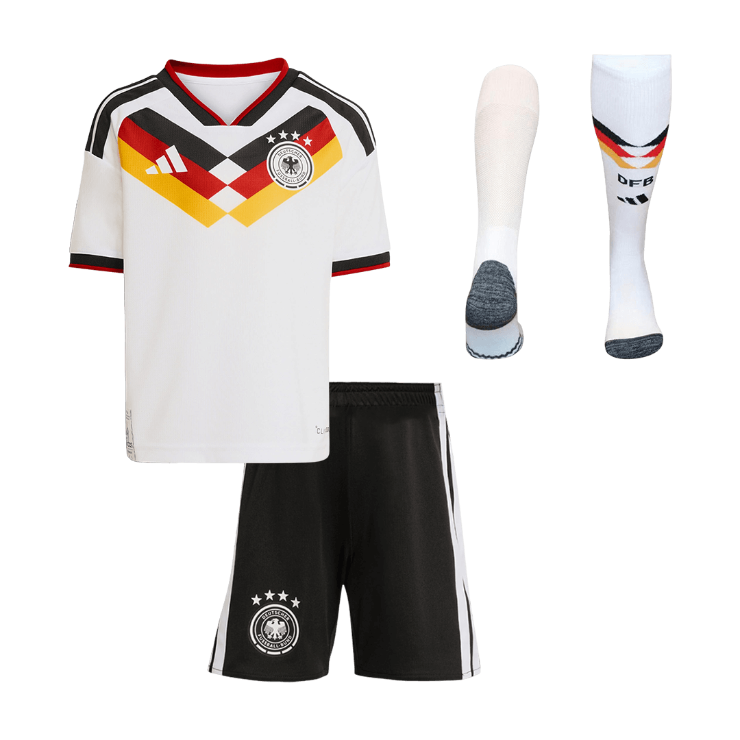 Germany Gyerek Hazai Világbajnokság Mez Készlet(Mez+Nadrág+Zokni) 2026 Fehér