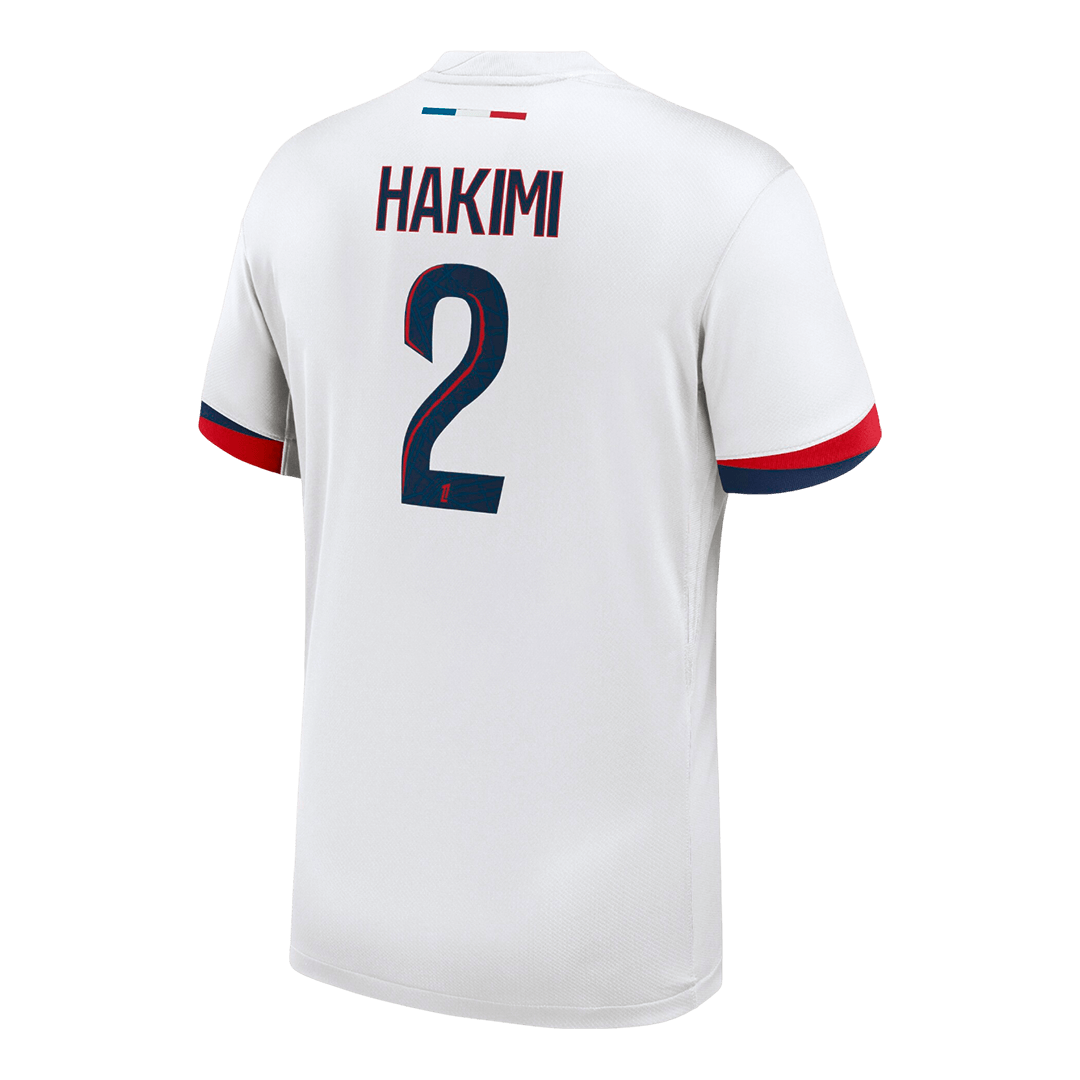 HAKIMI #2 PSG Játékos Idegenbeli Mez 2025/26 Fehér