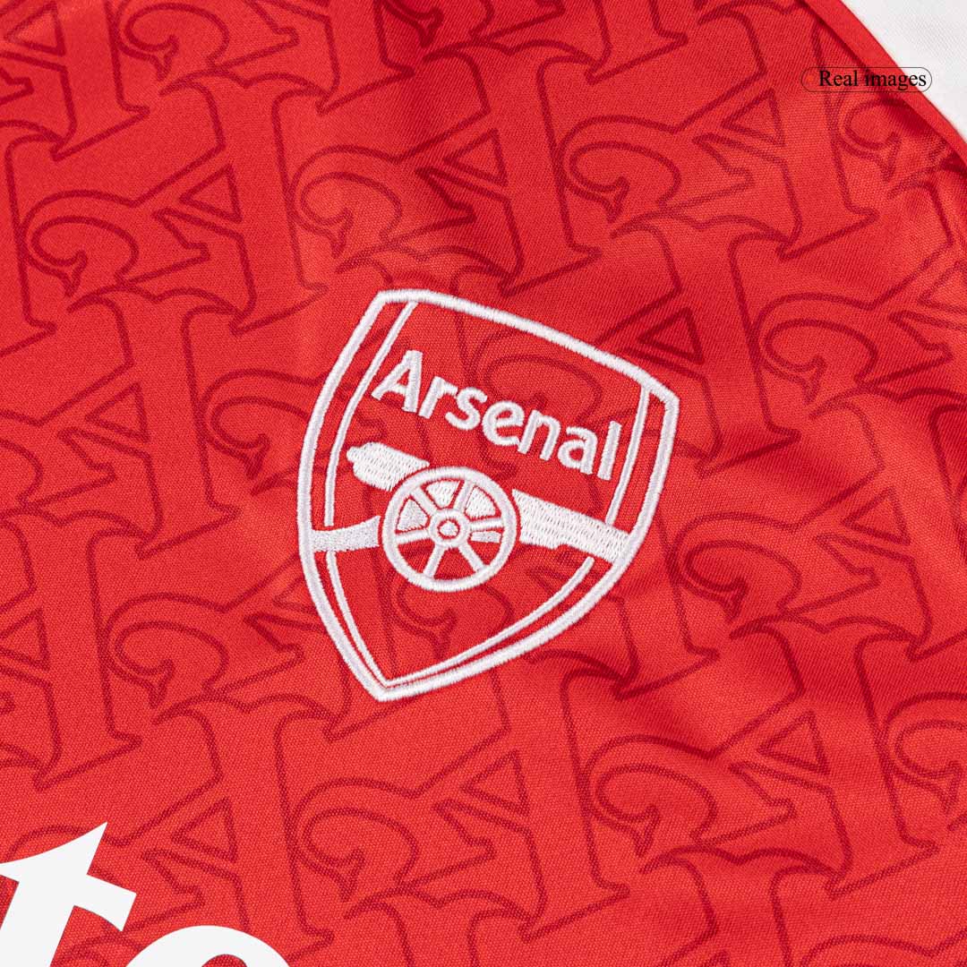 SAKA #7 Arsenal Otthoni Soccer Mez 2025/26 Piros