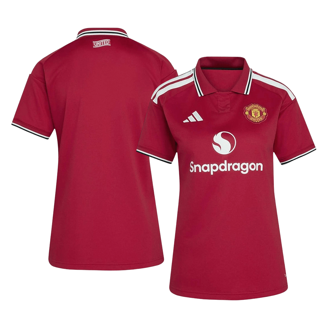 Női Manchester United Hazai Futball Mez 2026/27 Piros