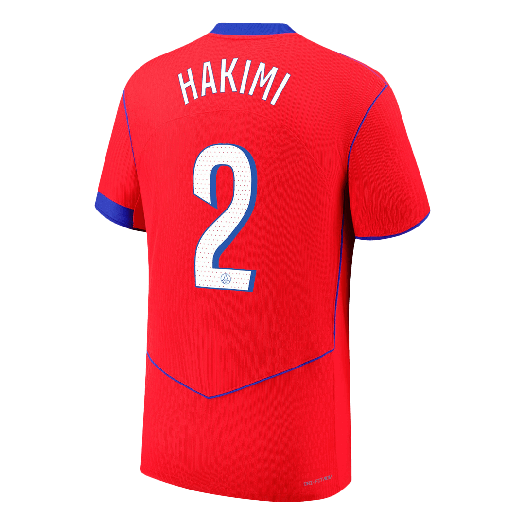HAKIMI #2 PSG Játékos Harmadik Mez 2025/26 Piros
