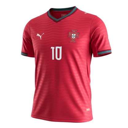 BERNARDO #10 Portugal Hazai Világbajnoki Mez 2026 Piros