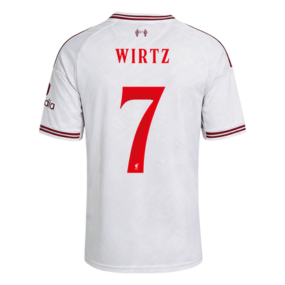WIRTZ #7 Liverpool Idegenbeli Mez 2026/27 Fehér