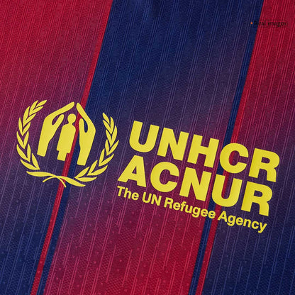 ROONY #28 Barcelona Játékos Otthon Mez 2025/26 Piros & Kék