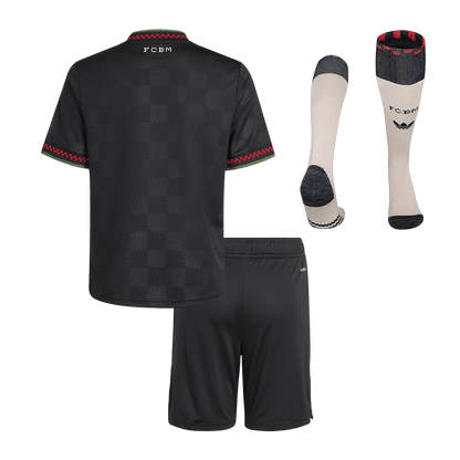 Bayern Munich Gyerek Idegenbeli Harmadik Mez Készlet(Mez+Nadrág+Zokni) 2025/26 Fekete