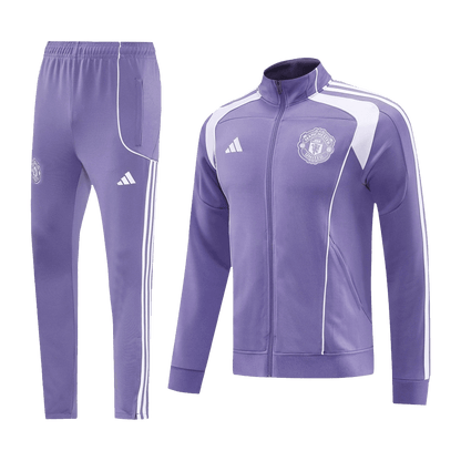 Manchester United Kabát Szett (Dzseki + Nadrág) Edzés Dzseki 2025/26 Lila