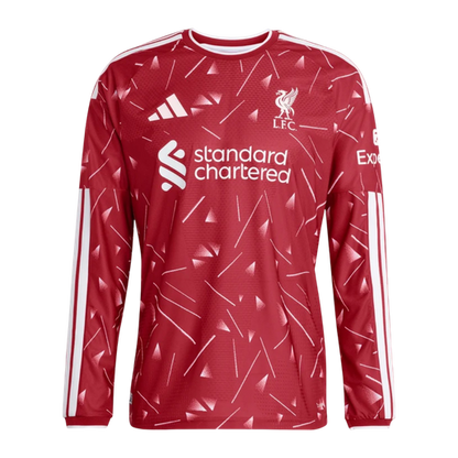 Liverpool Hazai Hosszú Ujjú Játékos Mez 2026/27 Piros
