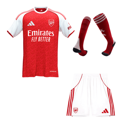 Arsenal Otthon Mez Szett (Mez + Nadrág + Zokni) 2025/26-Piros