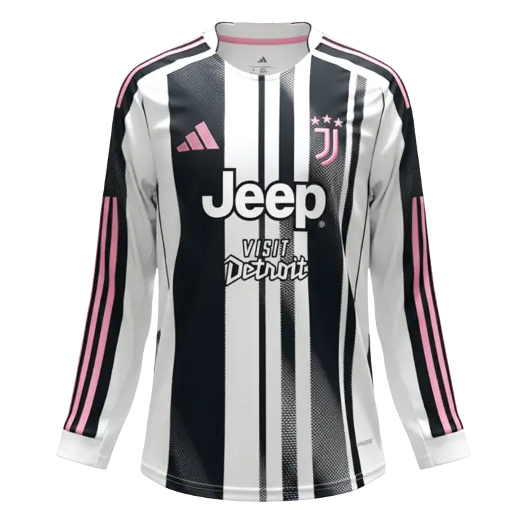 Juventus Otthon Hosszú Ujjú Mez 2025/26