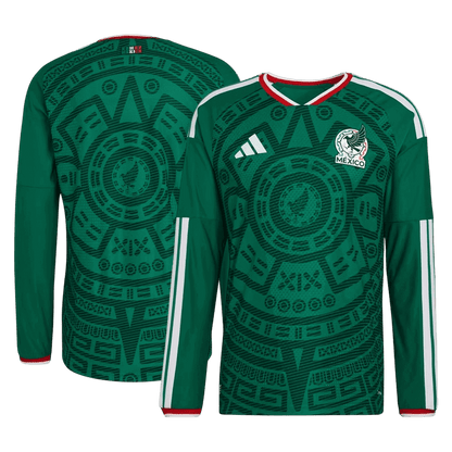 Mexico Hazai Hosszú Ujjú Játékos Mez 2026 Zöld