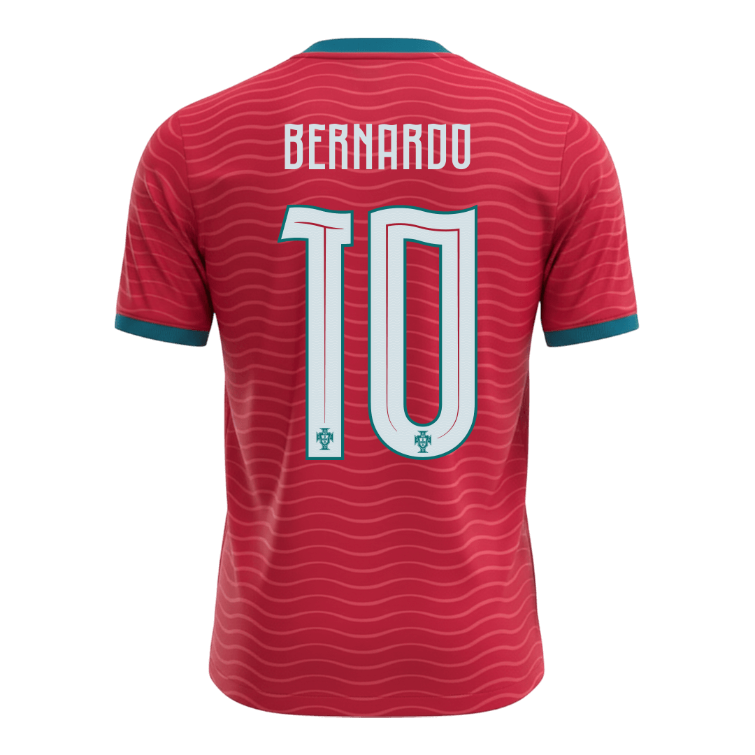BERNARDO #10 Portugal Hazai Világbajnoki Mez 2026 Piros